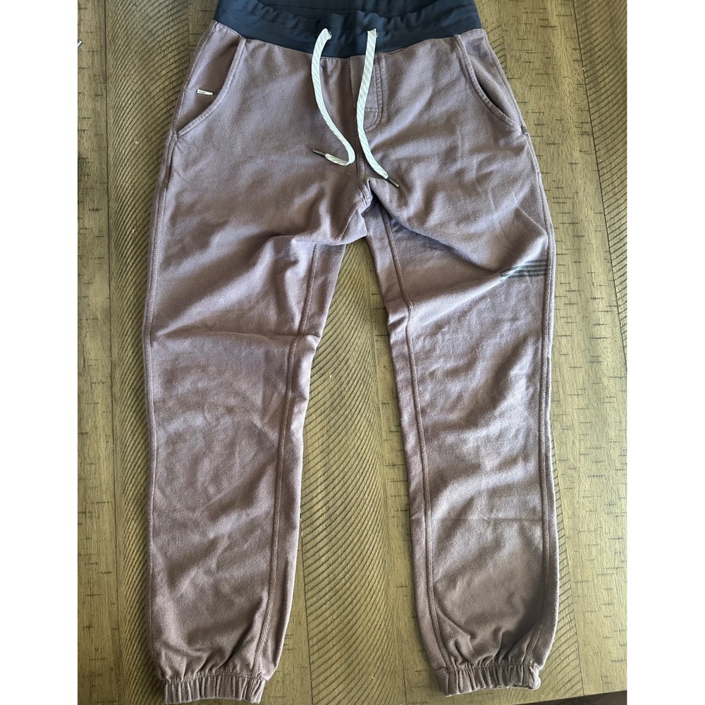 Vuori Women's Performance Jogger – Heather Mauve / Brown – Size XS 2/4